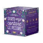 scatola tisana kore viola con scritta dormi senza contare le pecore