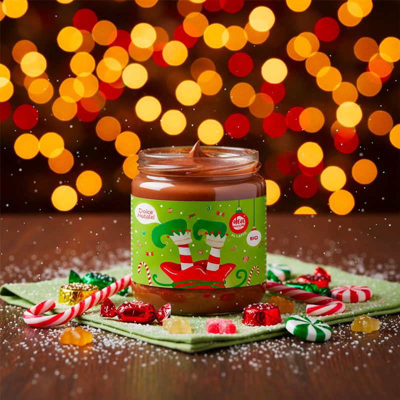 crema spalmabile al latte edizione natalizia