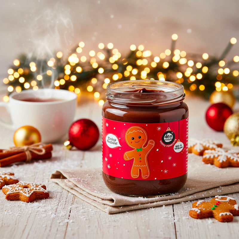 crema spalmabile fondente edizione natalizia