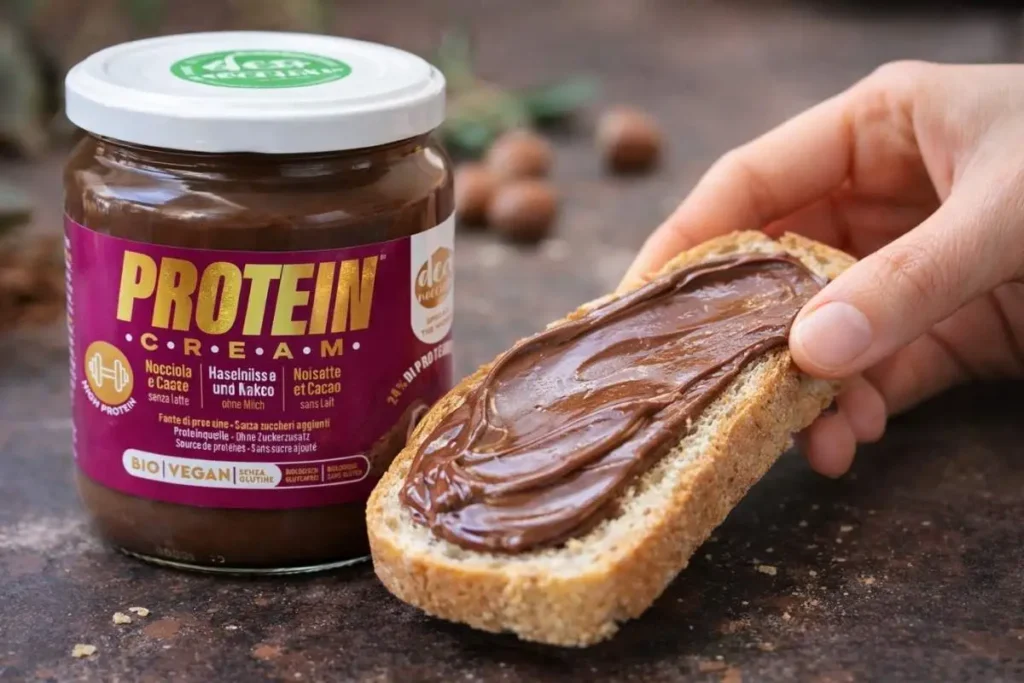 snack pre-allenamento crema proteica deanocciola