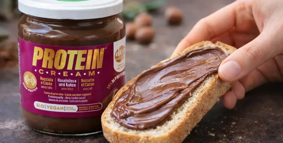 snack pre-allenamento crema proteica deanocciola