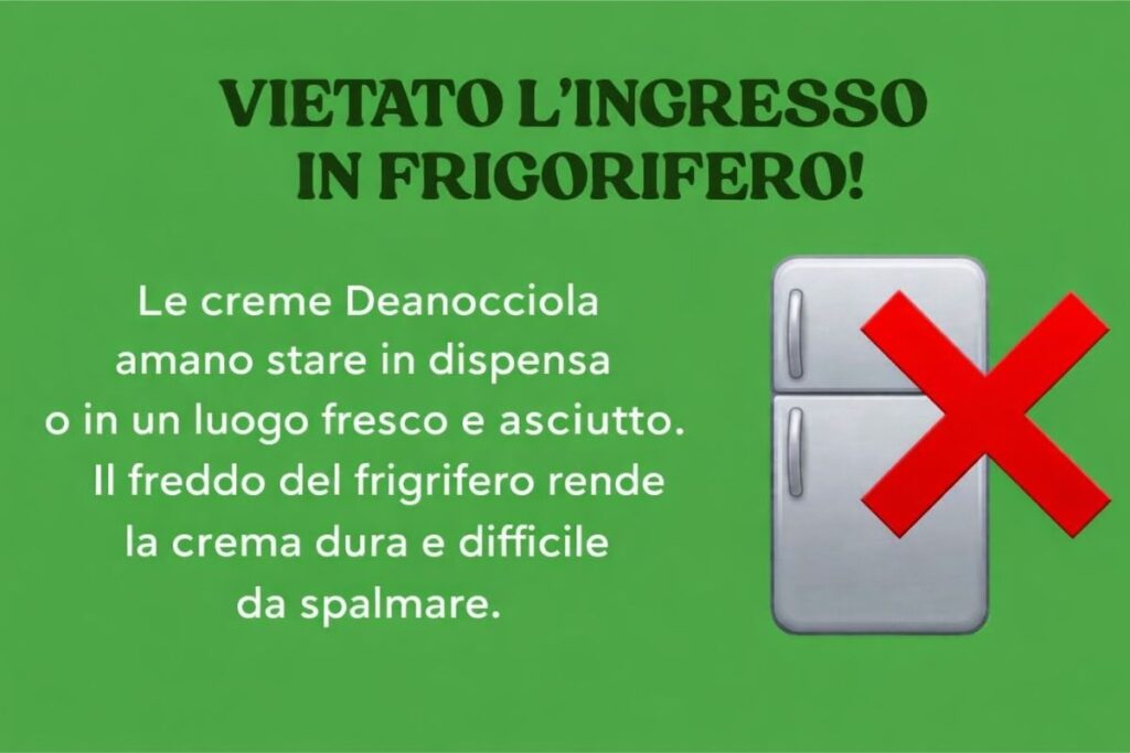 come conservare le creme spalmabili: non in frigo