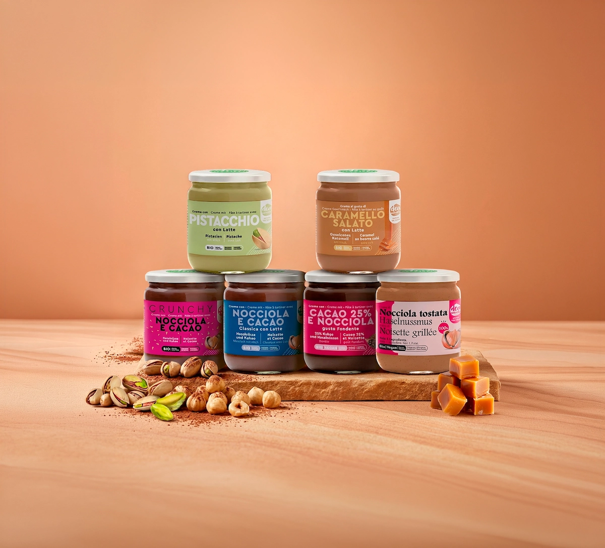 box golosa, selezione di creme spalmabili