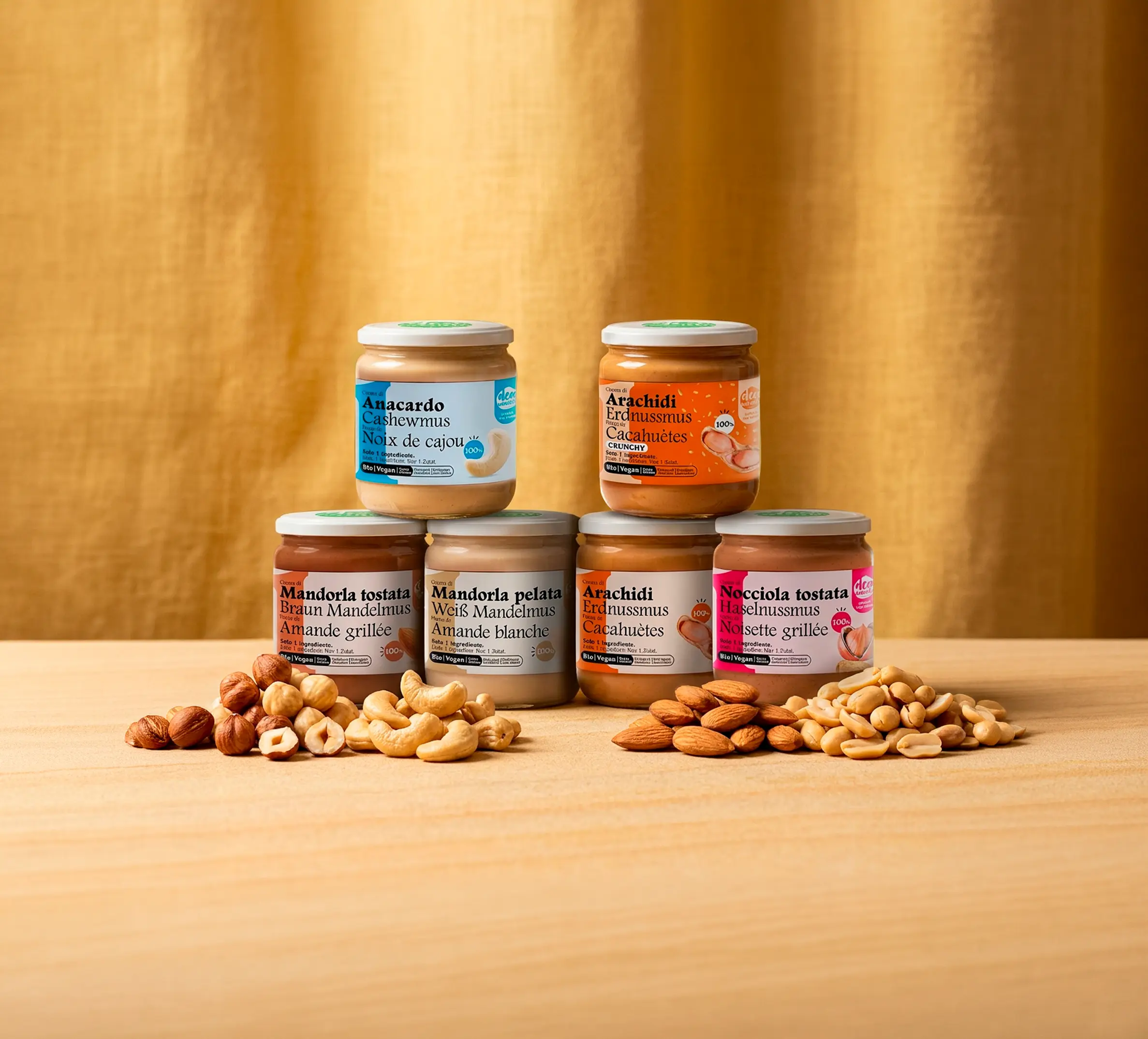 Box naturale: selezione di creme spalmabili 100% frutta secca
