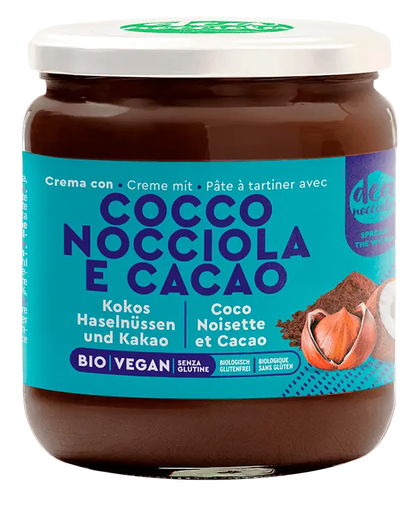 Crema con Cocco, Nocciola e Cacao